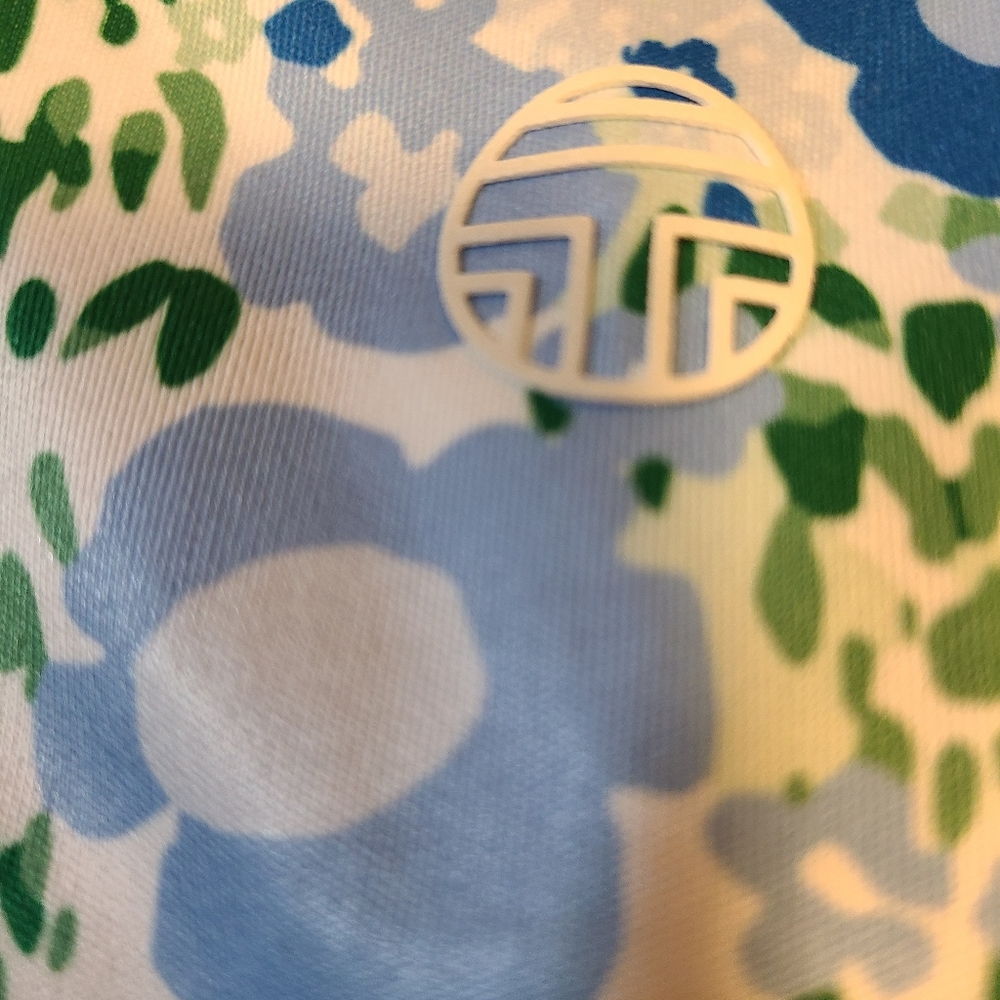 RINTED PERFORMANCE SLEEVELESS HALF-ZIP TOP - Picture 10 of 12